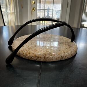 NEW Pottery Barn Antique Bronze Wrought Iron Wishbone Display Sculpture 12” NWOT